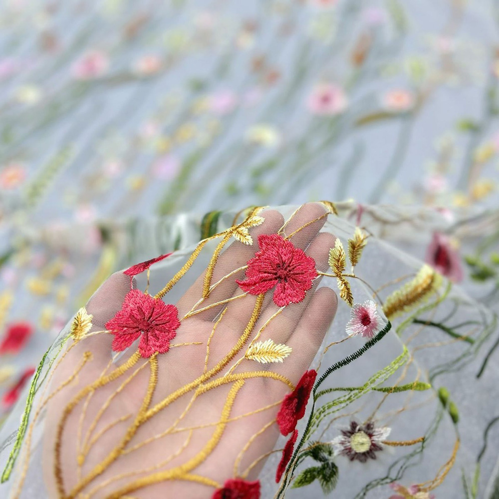 Gestickter Wasserpflanzen-Spit – Embroidery Web Bewertung und Preis