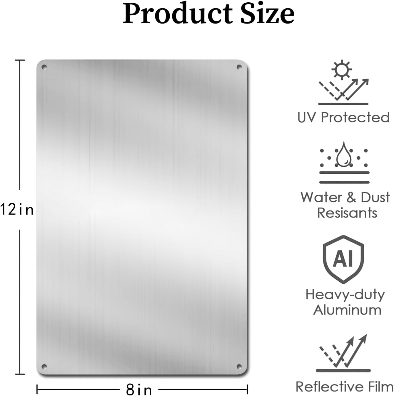 Metallbeschichtetes Schild im  – Embroidery Moisturizer Bewertung und Preis
