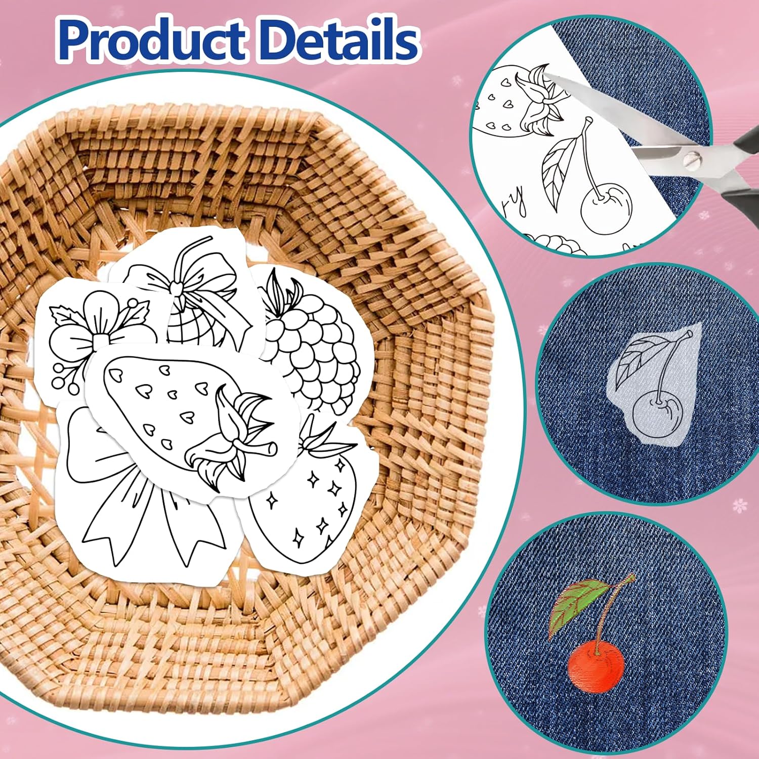 Vorgedrucktes Erdbeer-Stick-an – Embroidery Web Bewertung und Preis