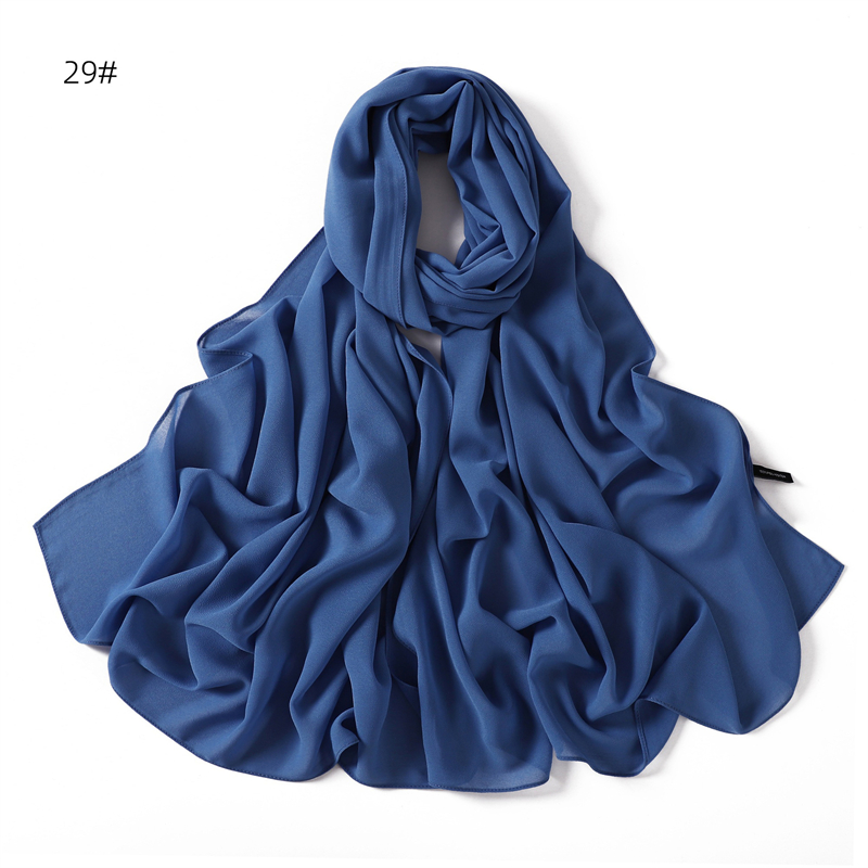 Neue Perle Chiffon Hijabs Rebe – Embroidery Pashmina Bewertung und Preis