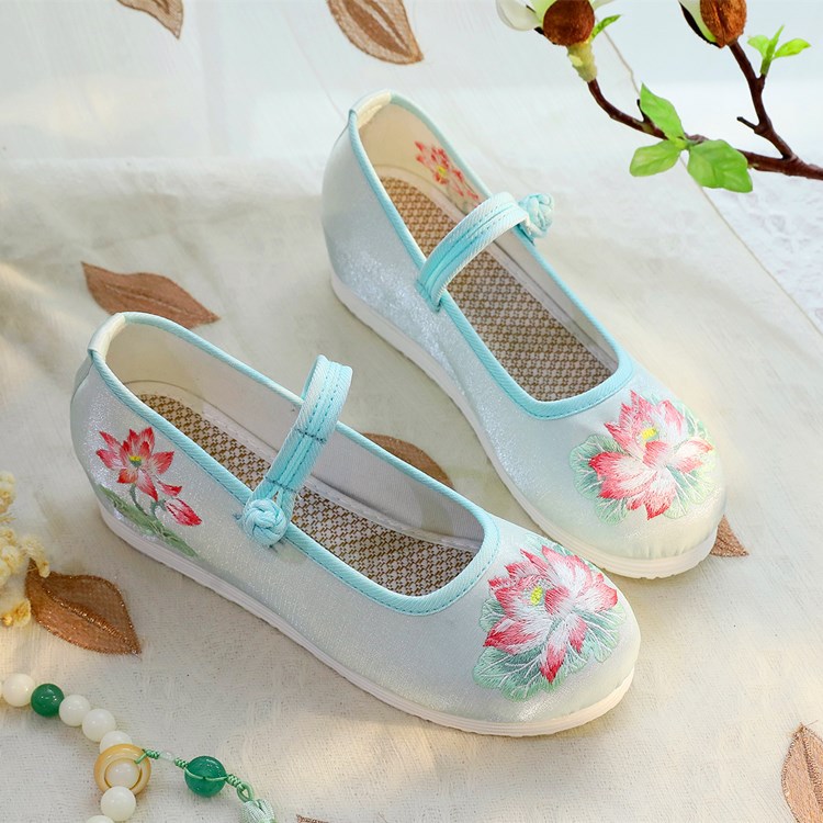 2026 Damen-Mary-Jane-Schuhe mi – Embroidery Print Bewertung und Preis
