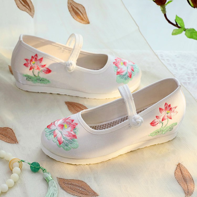 2026 Damen-Mary-Jane-Schuhe mi – Embroidery Print Bewertung und Preis