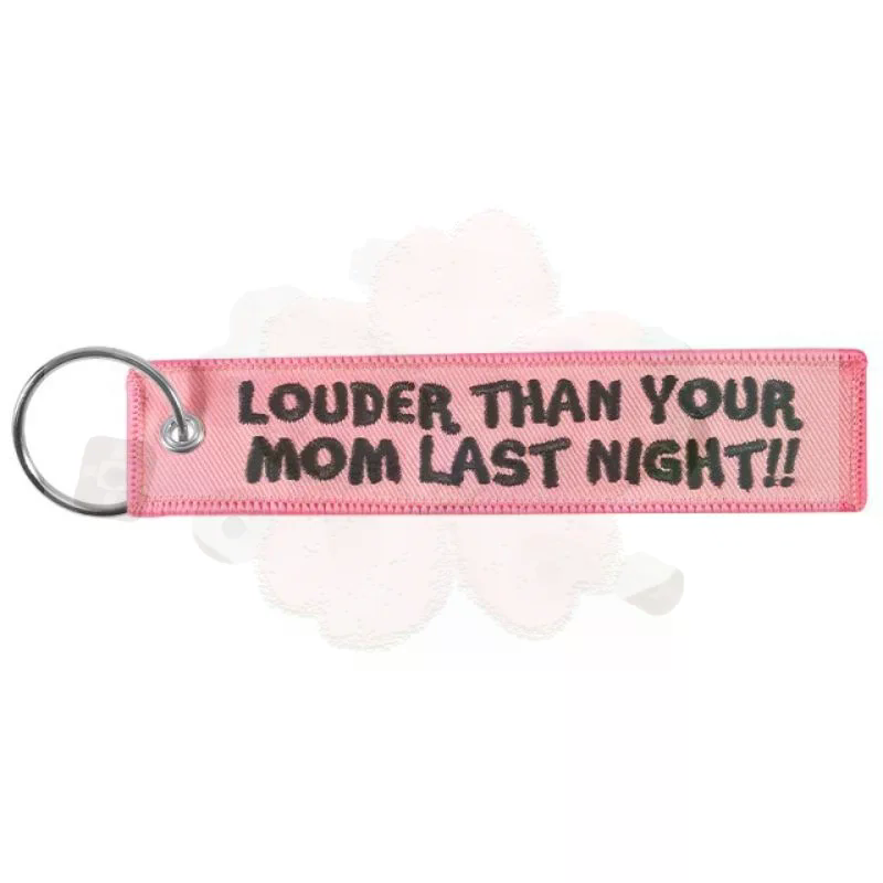 „LOUDER THAN YOUR MOM“-Zitat-S – Embroidery Quote Bewertung und Preis