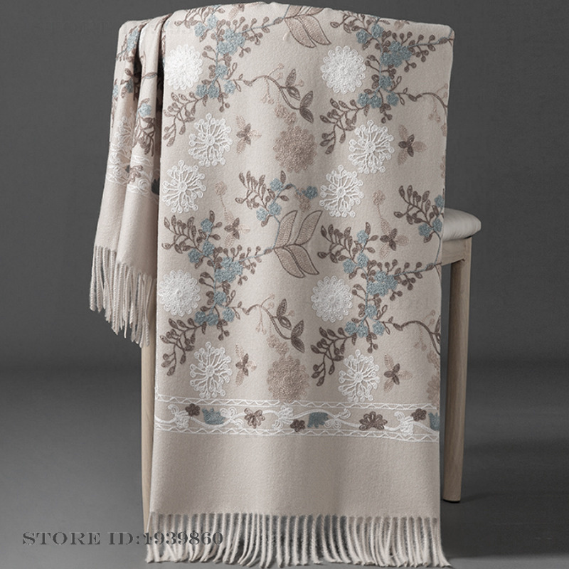 Damen-Kaschmir-Pashmina-Schal  – Embroidery Pashmina Bewertung und Preis
