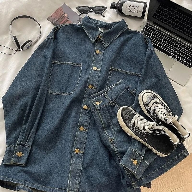 Y2K Denim-Rock-Set: Vintage Ja – Embroidery Set Bewertung und Preis