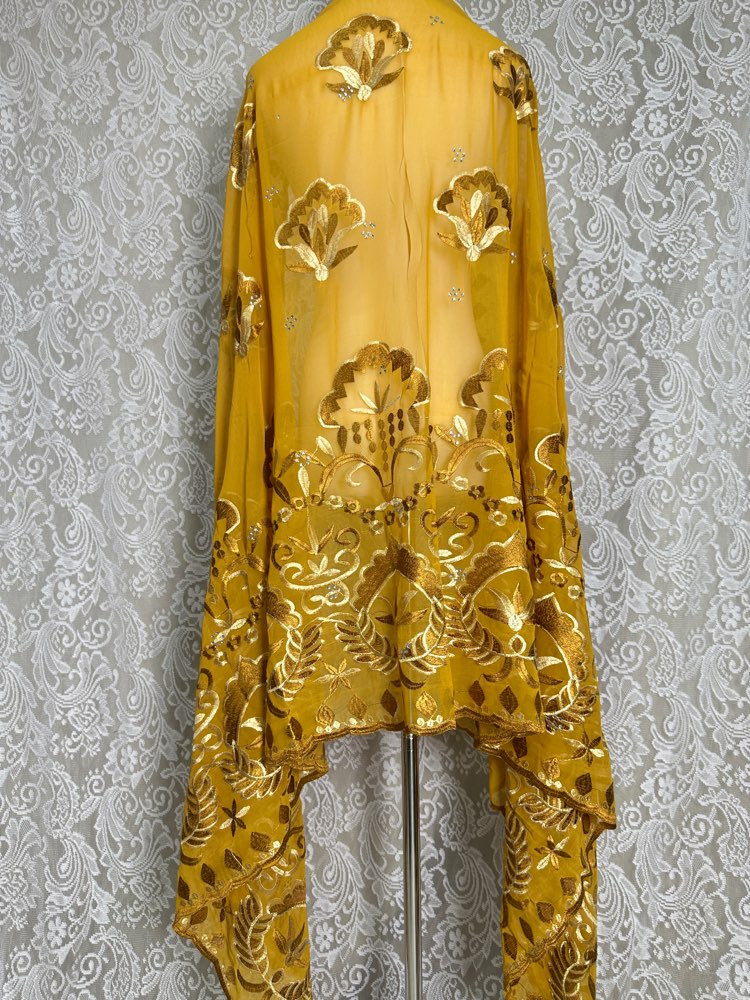 Afrikanischer muslimischer Hij – Embroidery Pashmina Bewertung und Preis